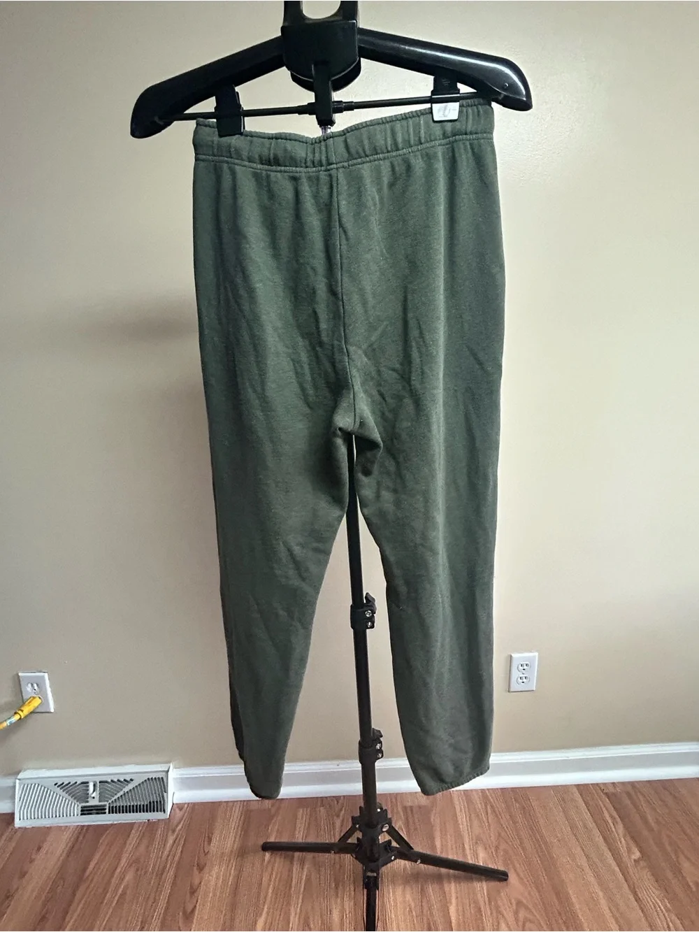 Aerie Olive Green Lounge Joggers Women's Size Small Drawstring Pocket Sweatpants - Picture 10 of 11